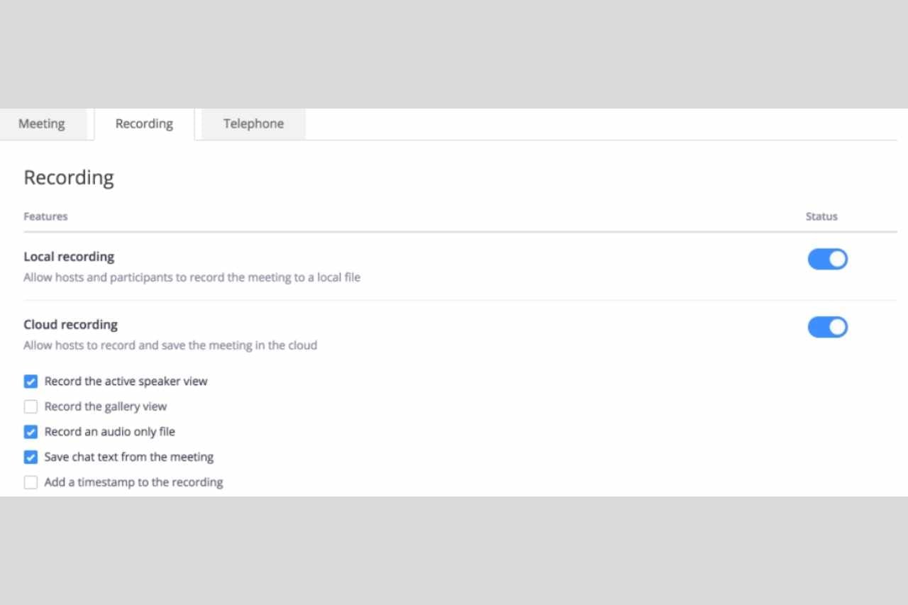 cómo grabar en Zoom desde una laptop