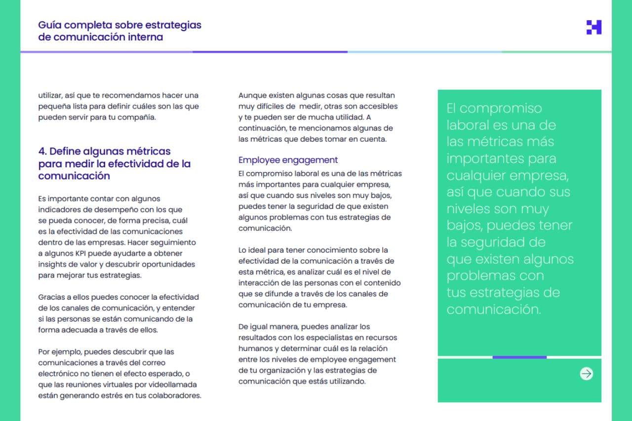 Guía sobre estrategias de comunicación interna