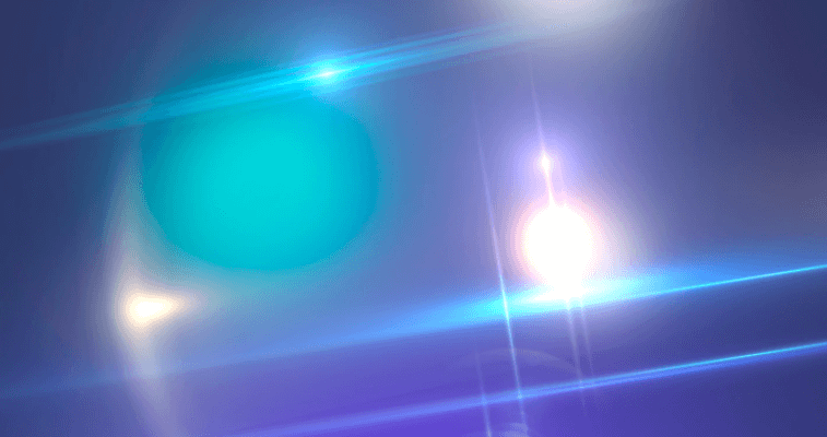 Flares azules Photoshop