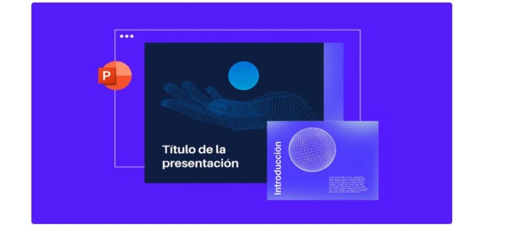 plantilla de presentaciones en tecnología en Power Point