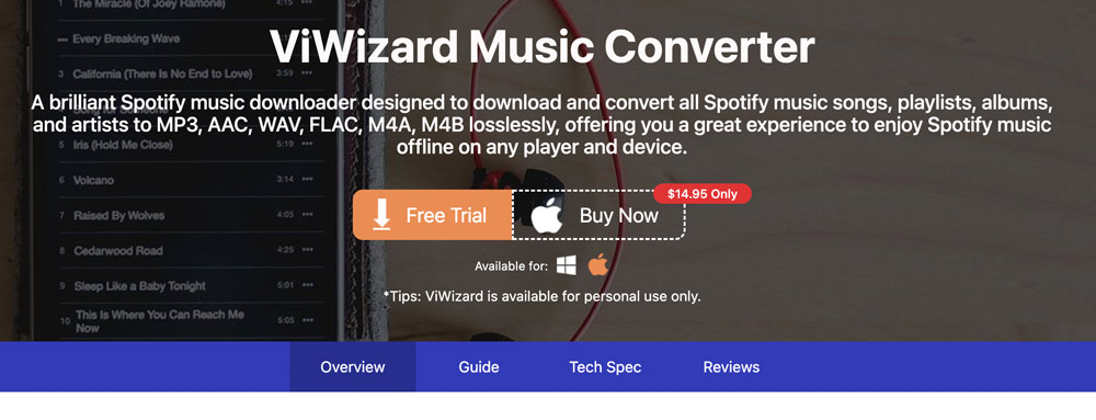 for iphone instal Viwizard Spotify Music Converter free