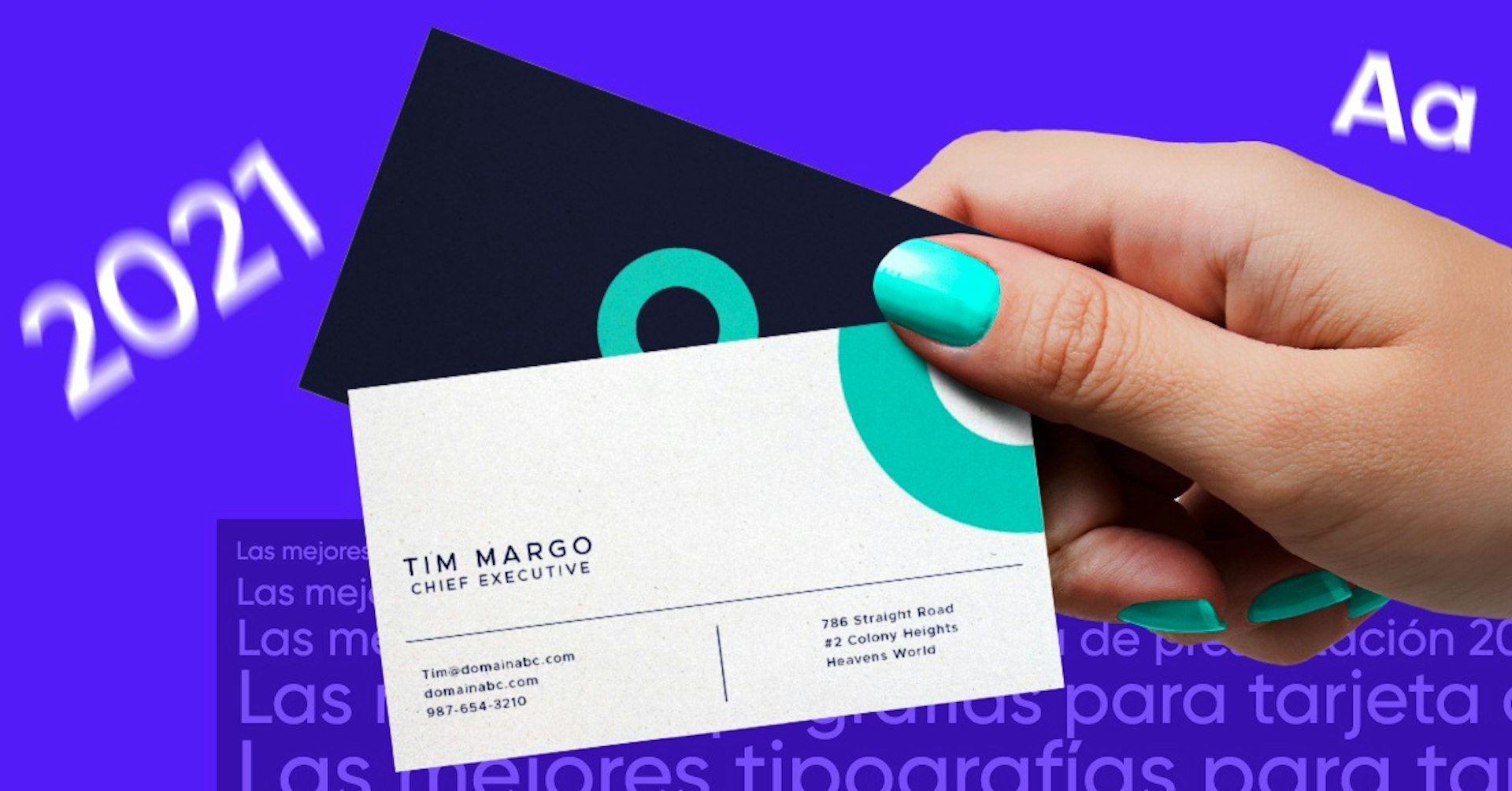 Tipografías para tarjetas de presentación ¡Causa la mejor impresión!