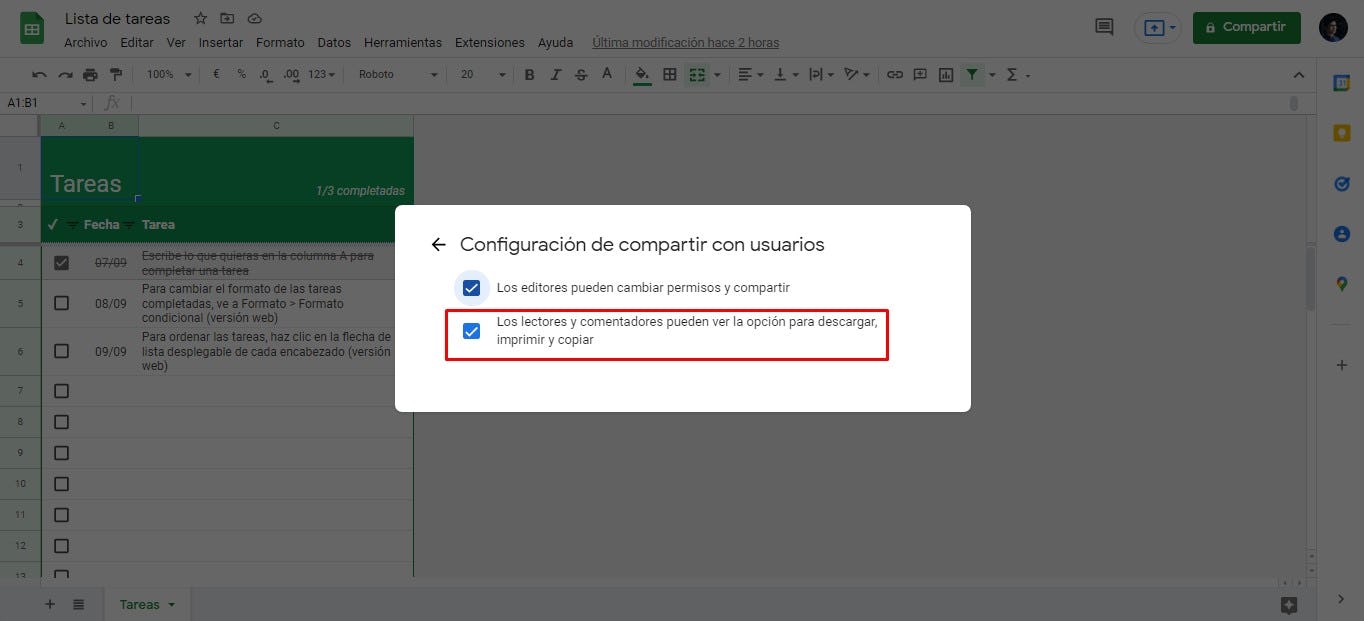Error para usar IMPORTRANGE en Google Sheets