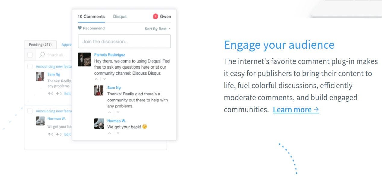 ejemplo de comentario en blog