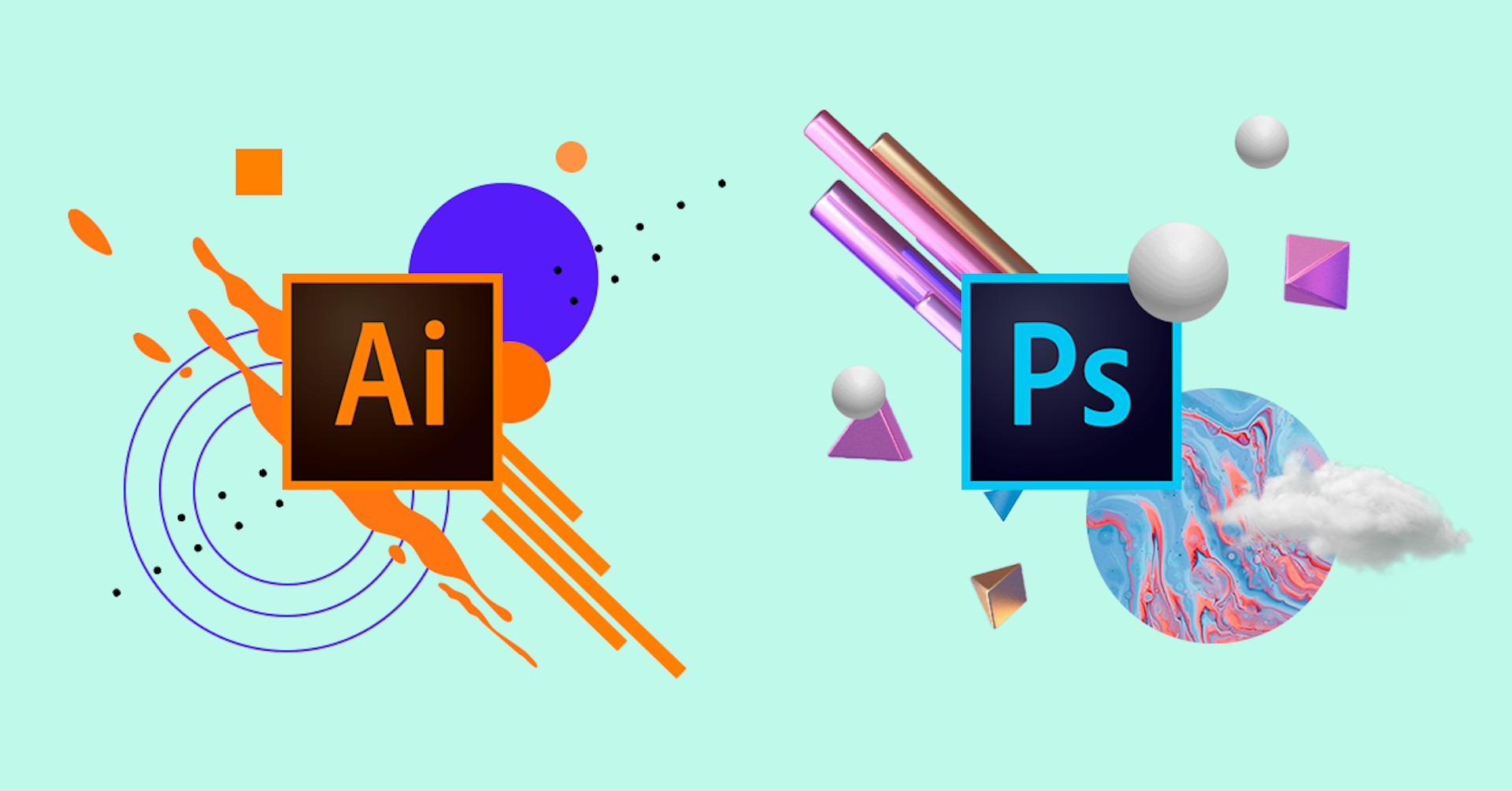 Illustrator vs Photoshop: 10 diferenças ao usar estas ferramentas