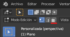 modos de seleccion en blender