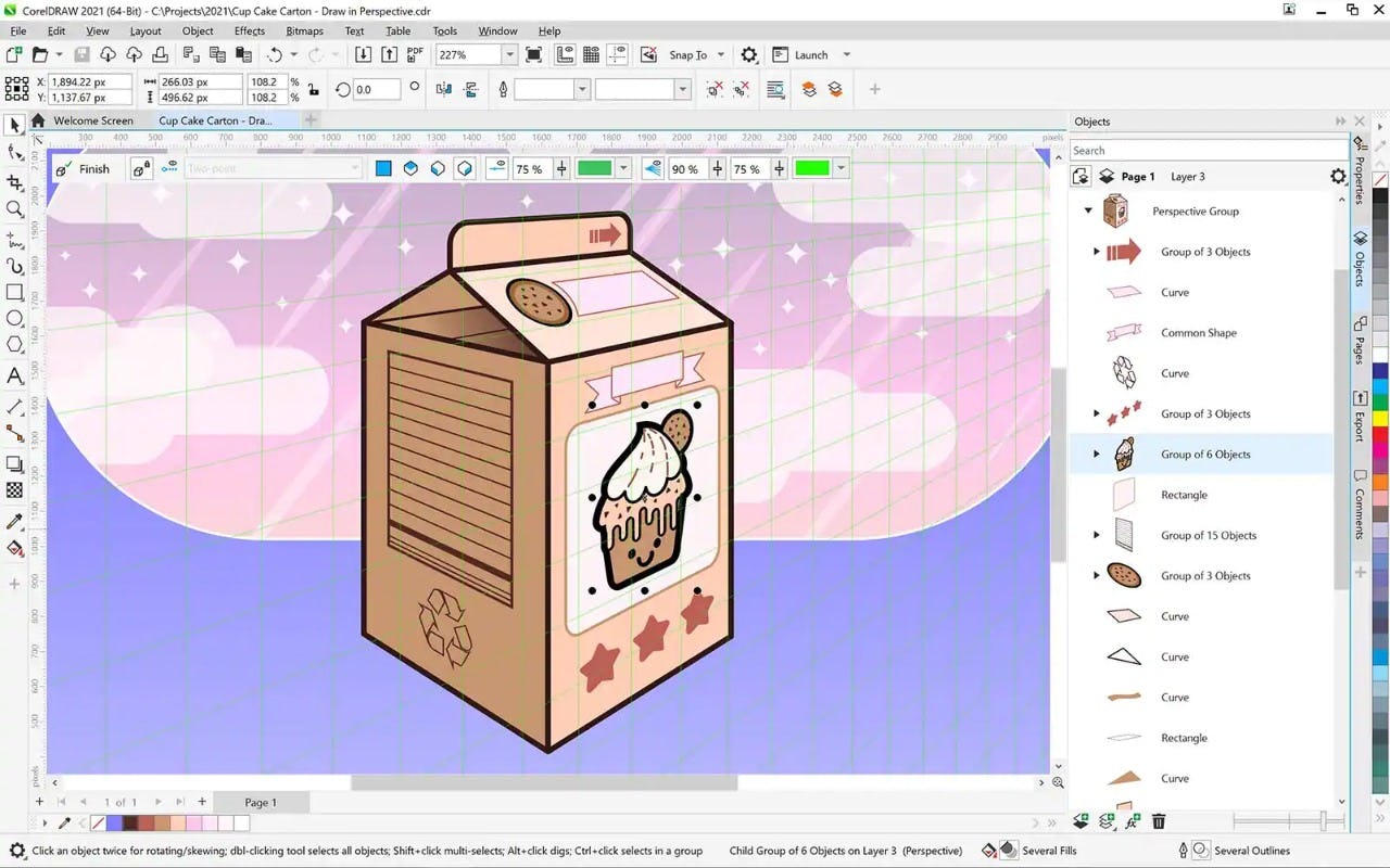 Corel Draw diseño digital apps