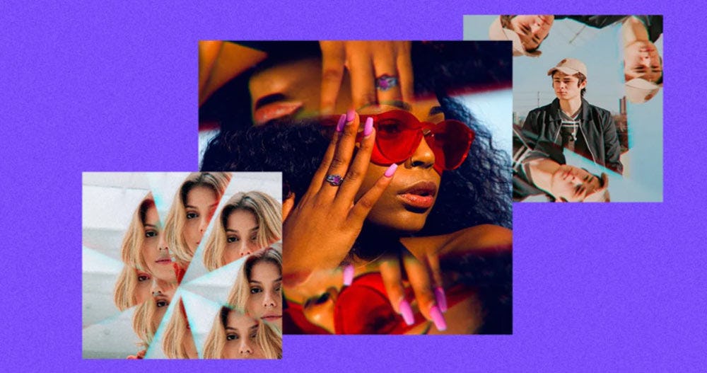 Pack de efectos prisma para Photoshop
