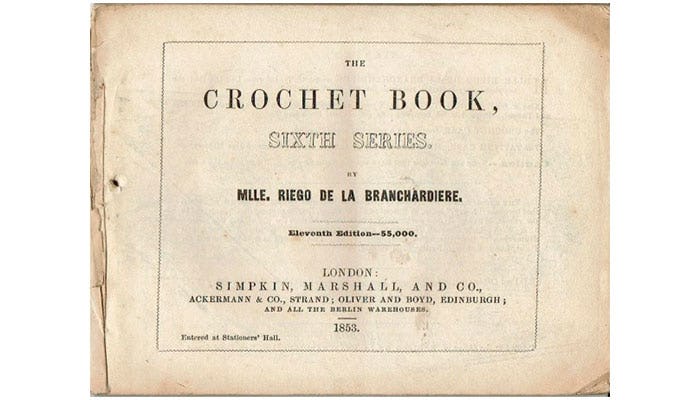Libros de crochet Riego de la Branchardiere