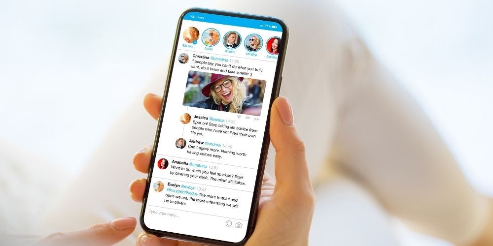 Ejemplos de microblogging