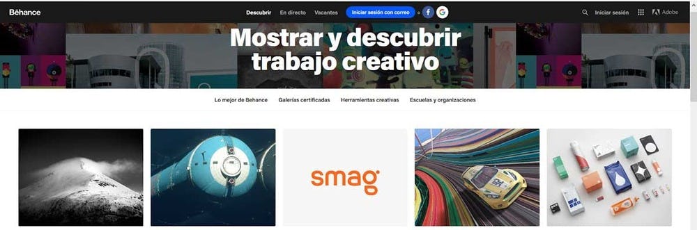 behance app de diseño