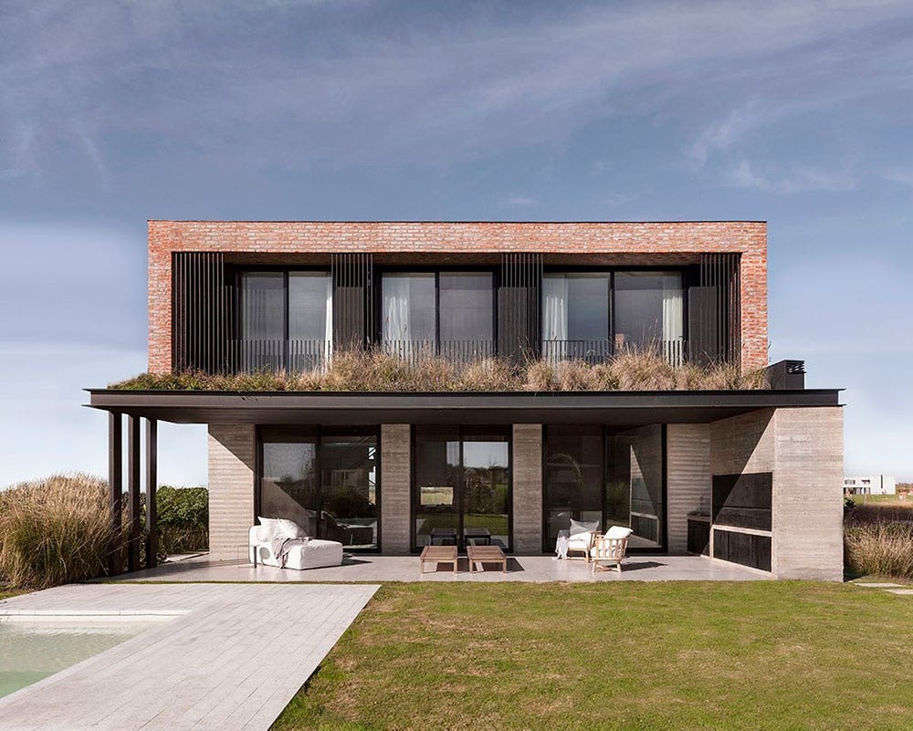 fachadas modernas ladrillo