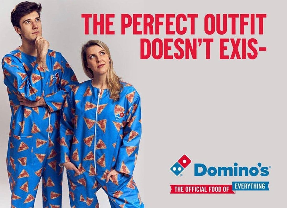 merchandisign Dominos pizza