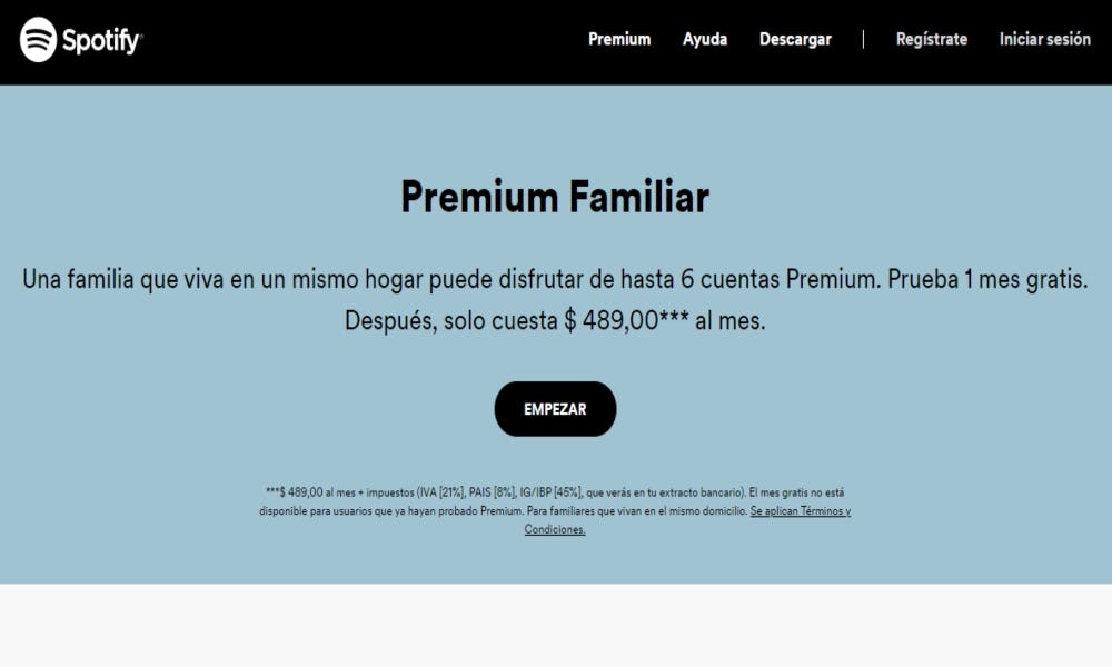 Estrategia de precios psicológicos de Spotify al dividir el costo total