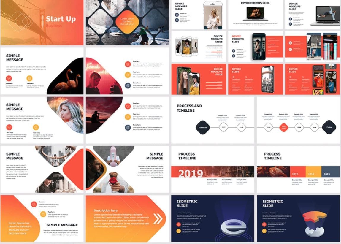 plantilla para keynote start up