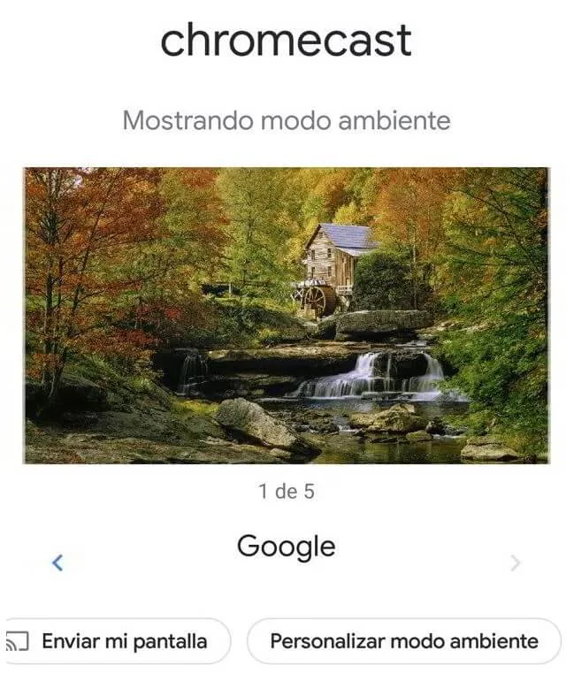 Configuración de Chromecast