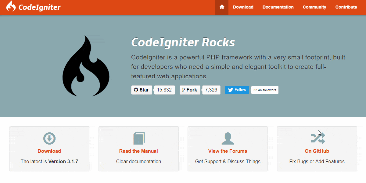 caracteristicas codeigniter