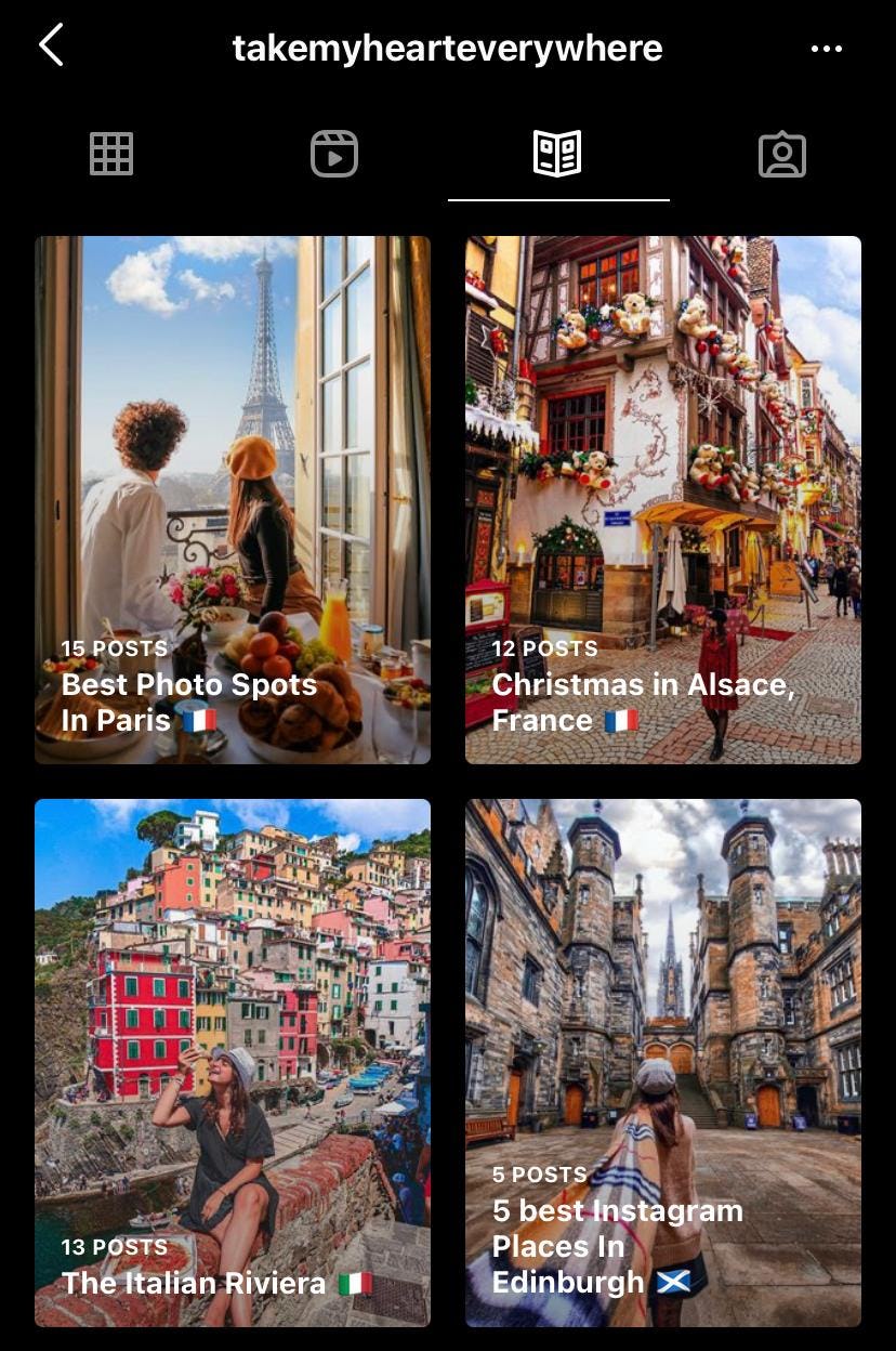 take my heart everywhere instagram guides