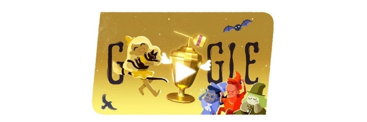 Dia das Bruxas nos jogos conhecidos do Google Doodle