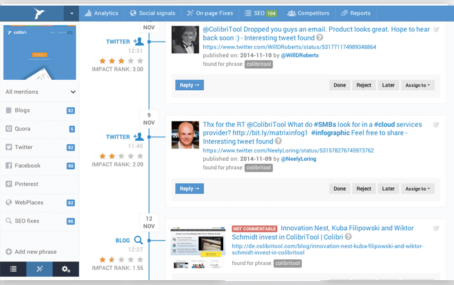 Colibri IO, herramienta de ventas y marketing