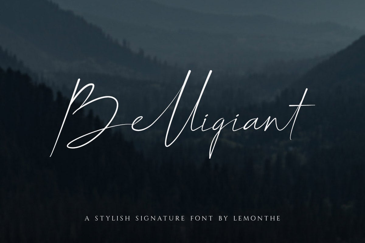 Belligiant  font free