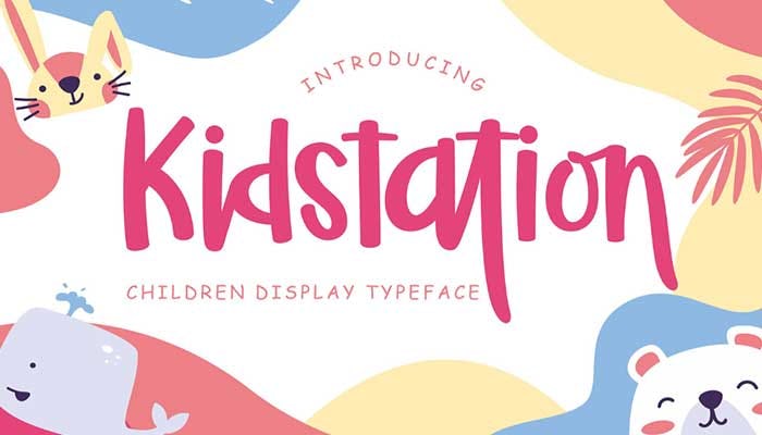 Kidstation tipografías para videojuegos de niños