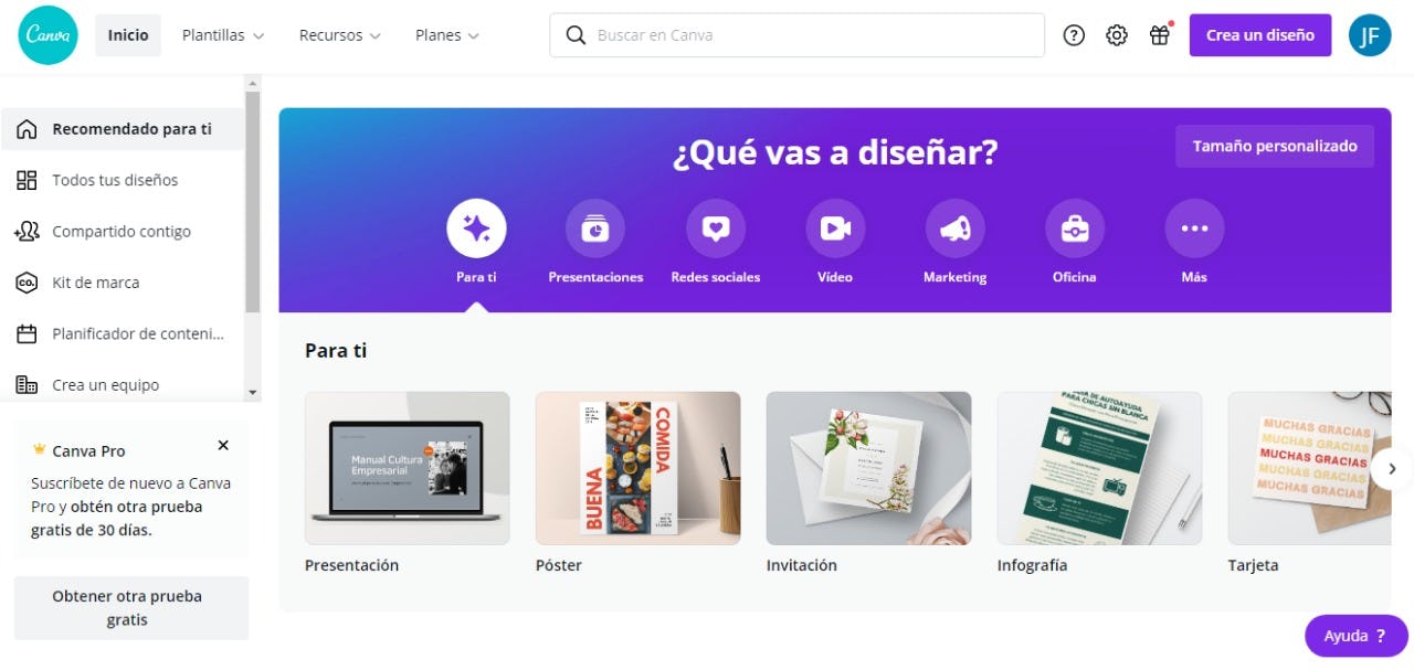 canva programa gratis de diseño