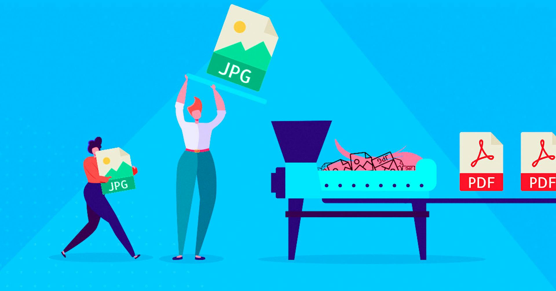 ¿Cómo convertir de JPG a PDF? ¡De imágenes a documentos en sólo segundos!