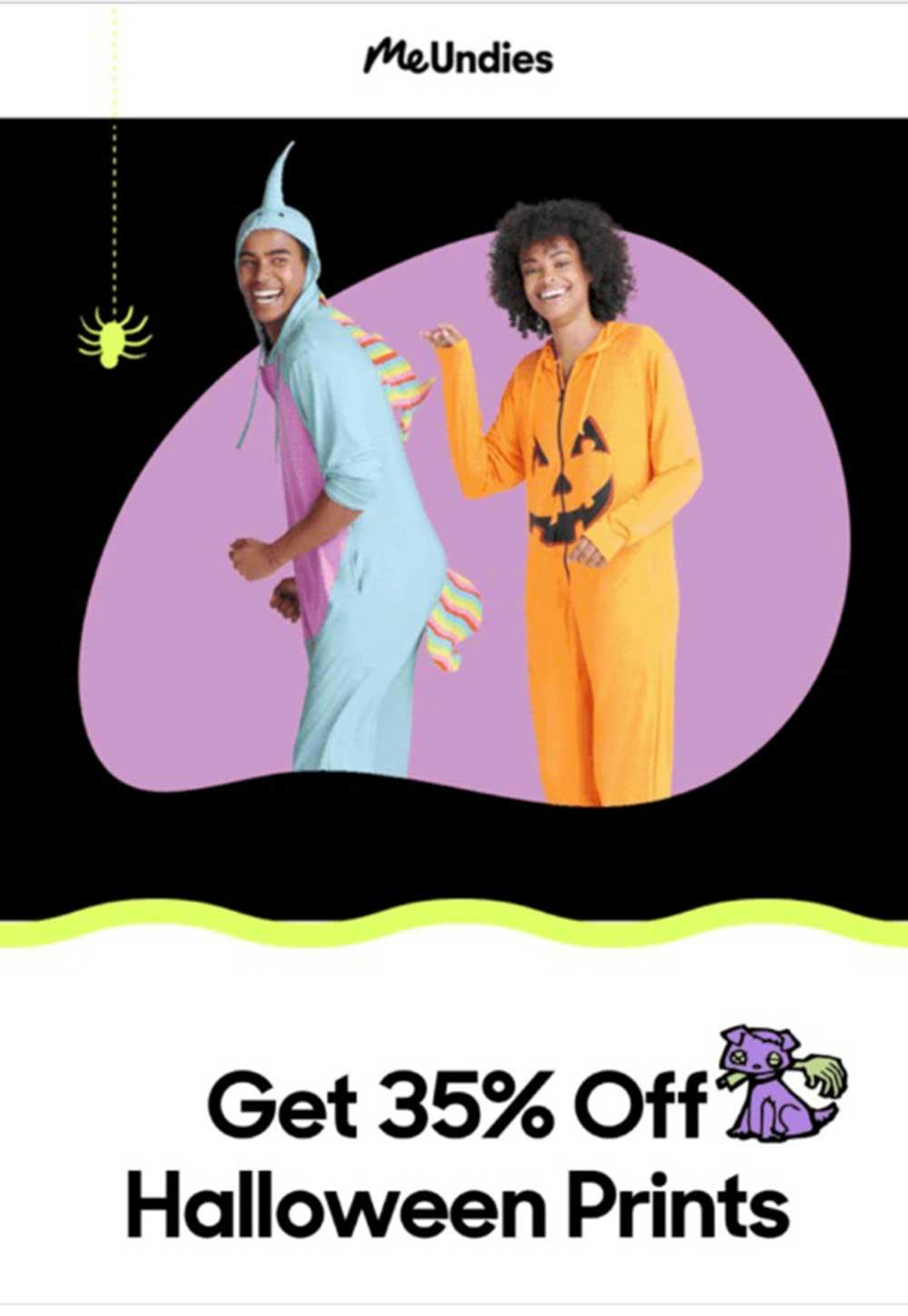 MeUndies Ejemplo de asunto del correo electrónico