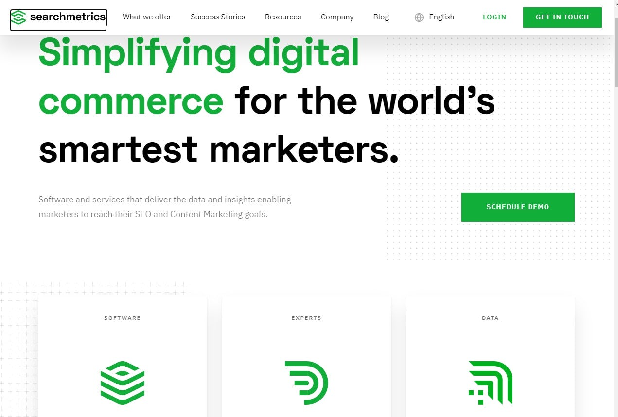 Searchmetrics SEO tool