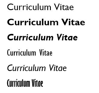 tipo de letra Gill Sans