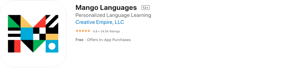 Mango Languages app para aprender idiomas