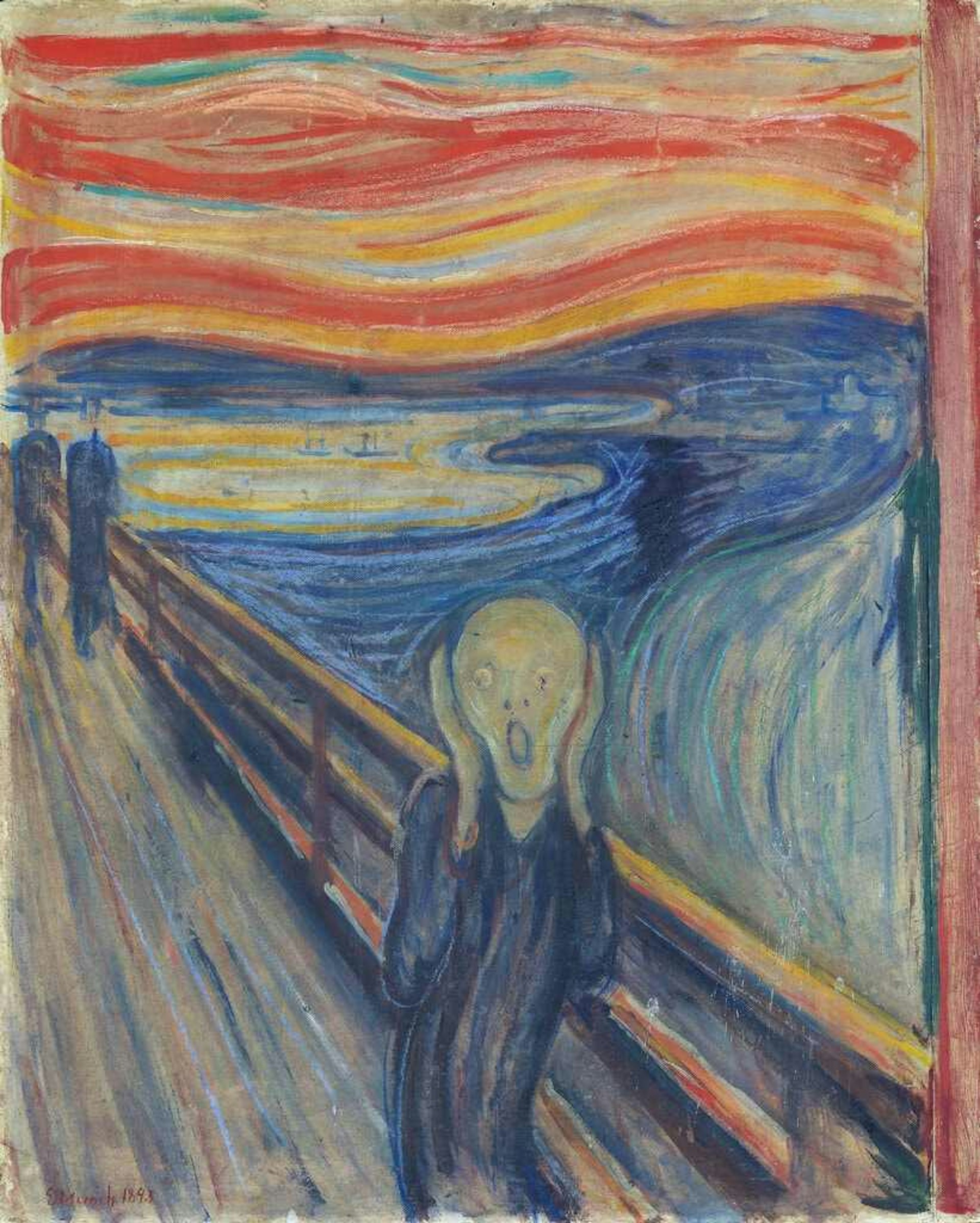 ¿Edvard Munch 'vandalizó' su propia obra?