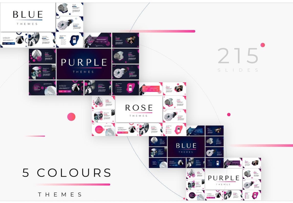 template para keynote pitch