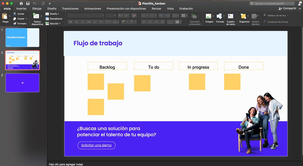 plantilla Kanban 