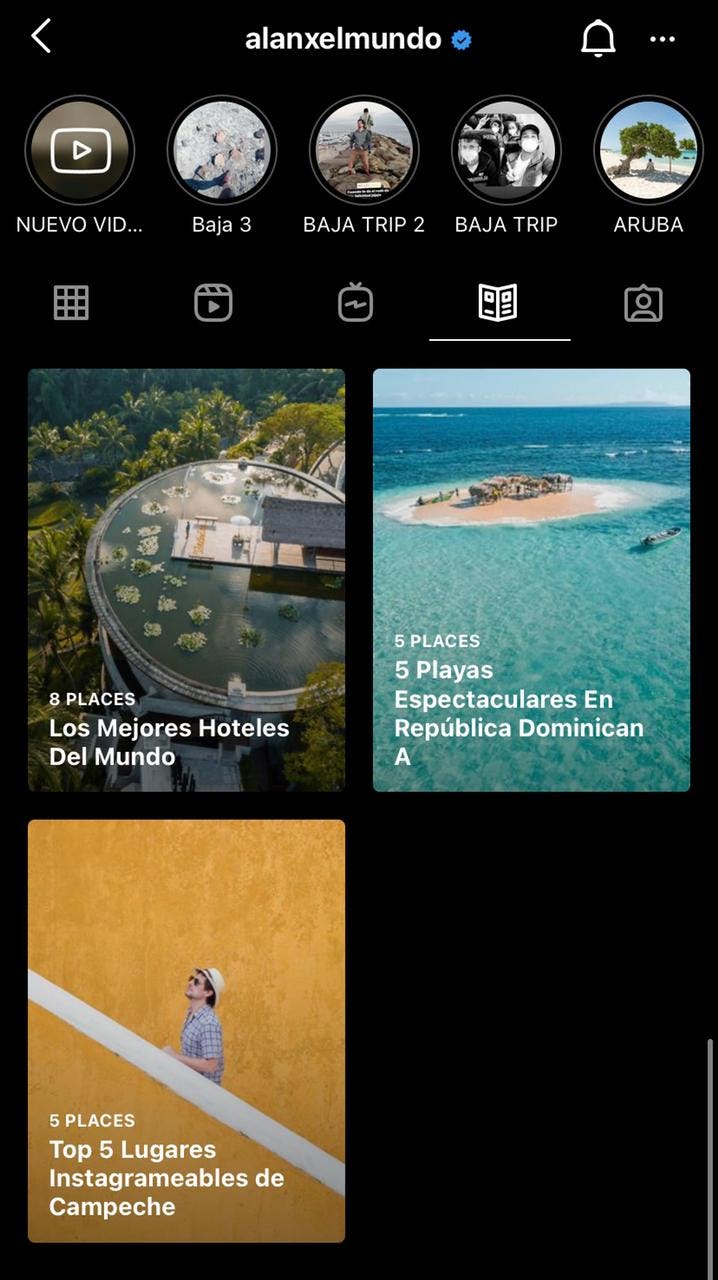 alan x el mundo instagram guides