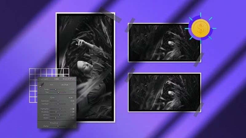 Cotización para editar fotos