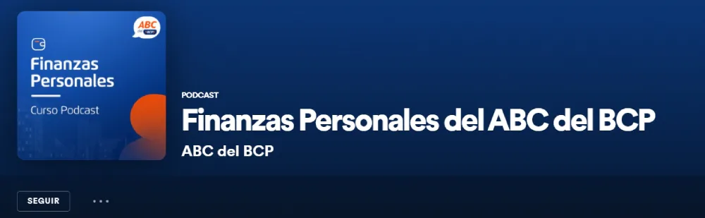 Empresa BCP tipo de portada para podcast
