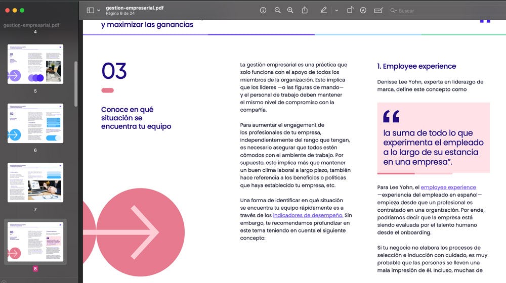 ebook sobre gestión empresarial