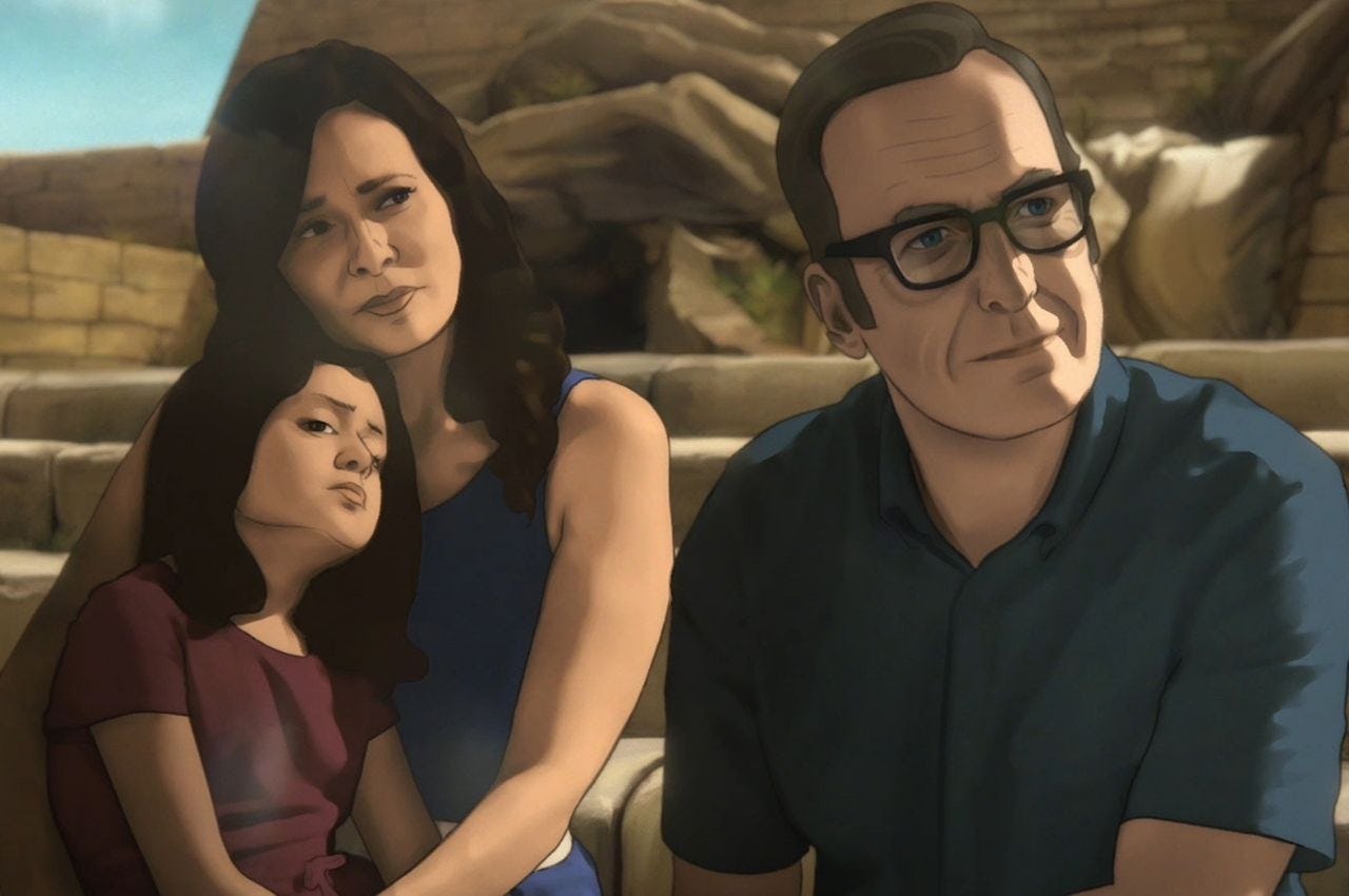 Undone ejemplo de técnica en rotoscopía