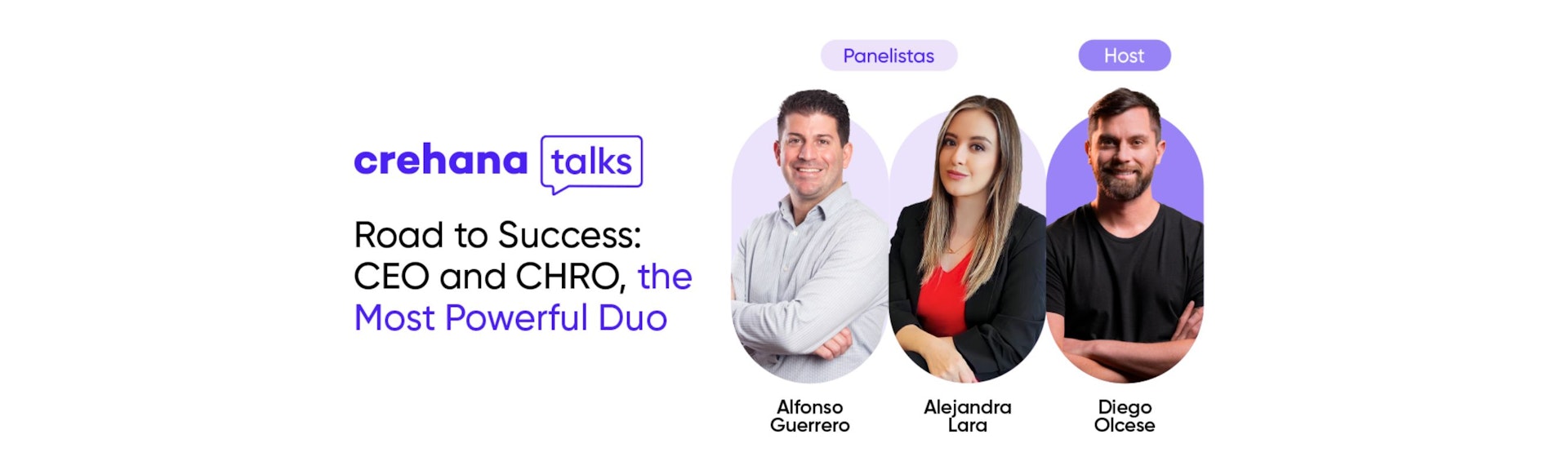 2da edición Crehana Talks: Road to Success: CEO and CHRO, the Most Powerful Duo