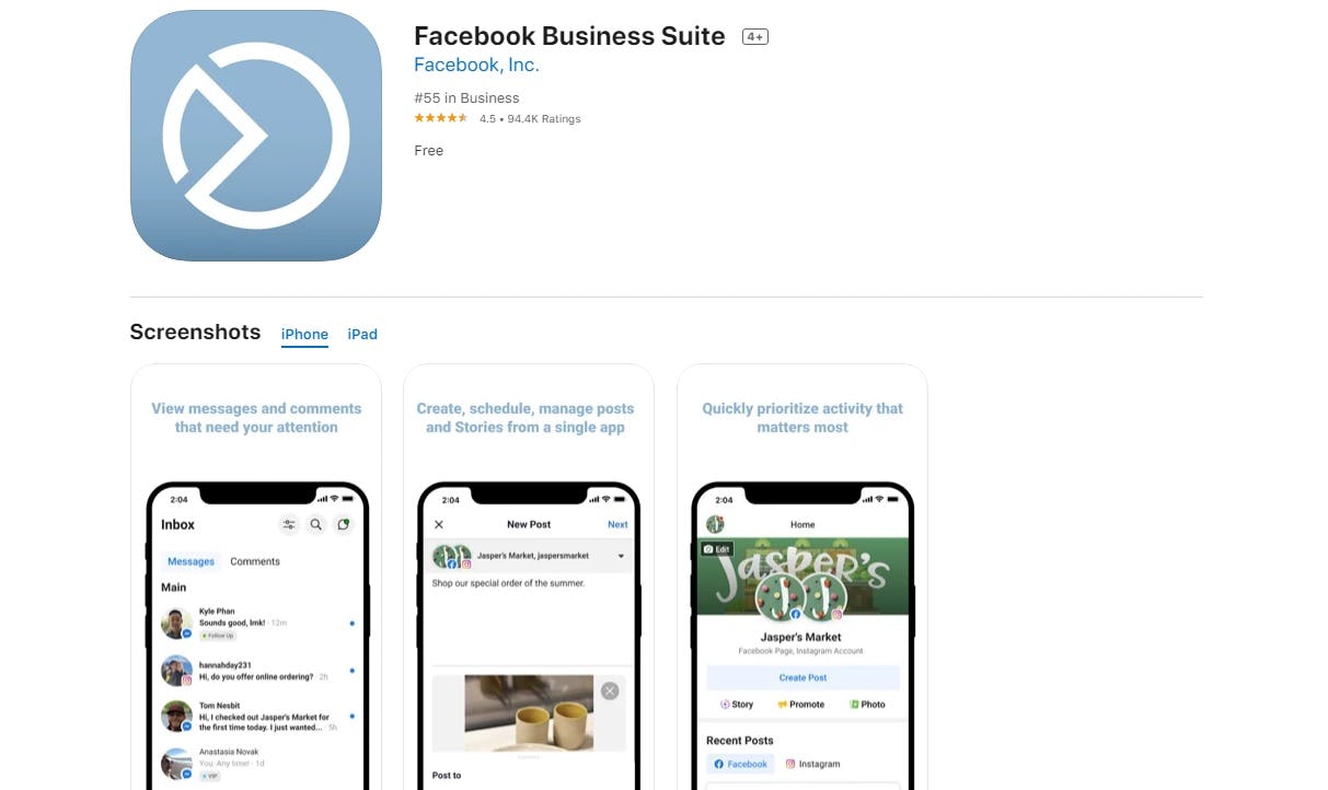 facebook business redes sociales