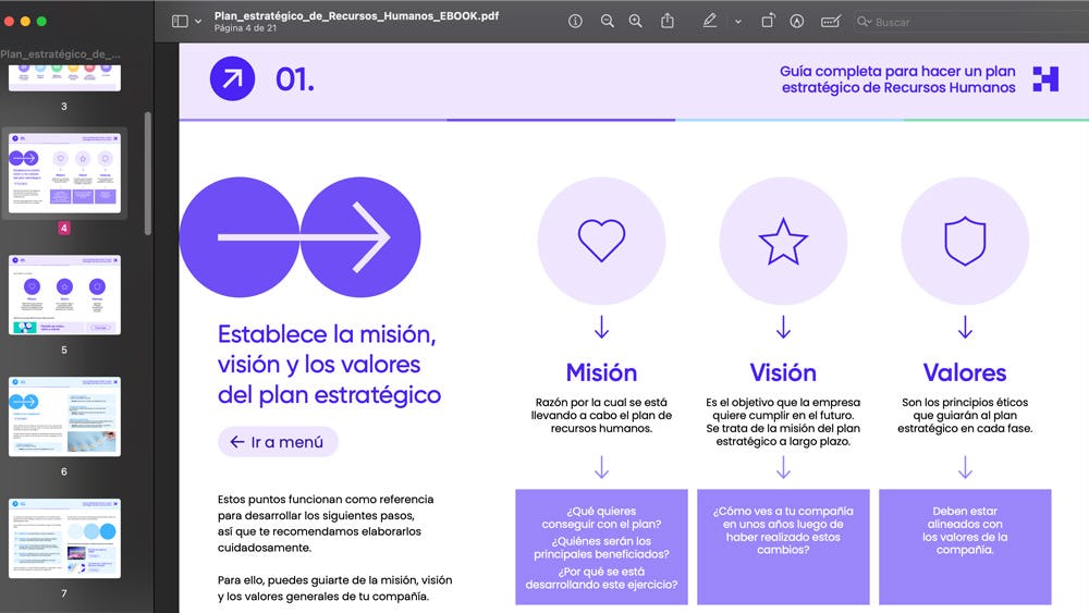 Guía para desarrollar un plan estratégico de Recursos Humanos