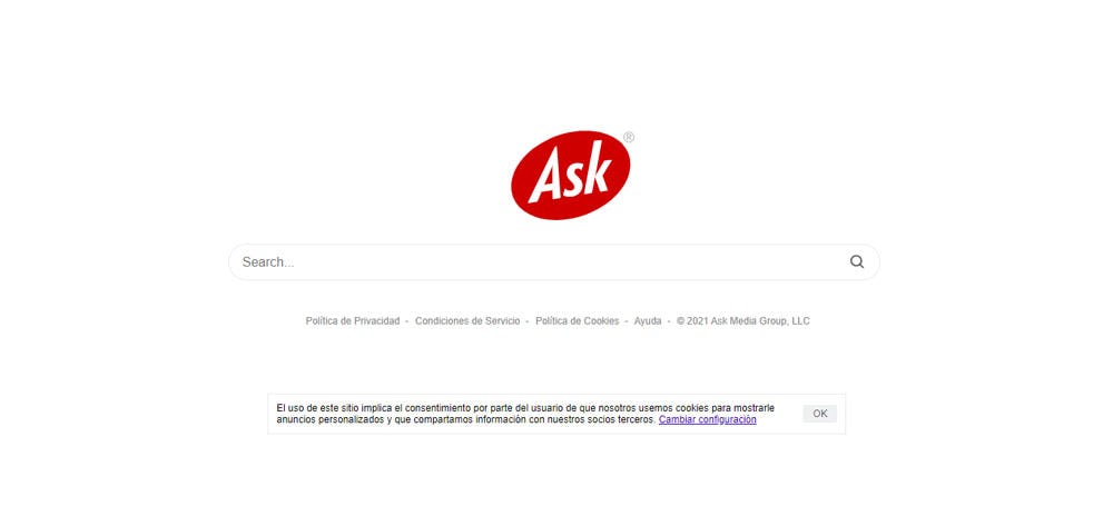 buscadores de internet ask