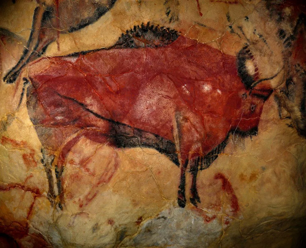 El arte rupestre se pintaba en las paredes de las cuevas.
