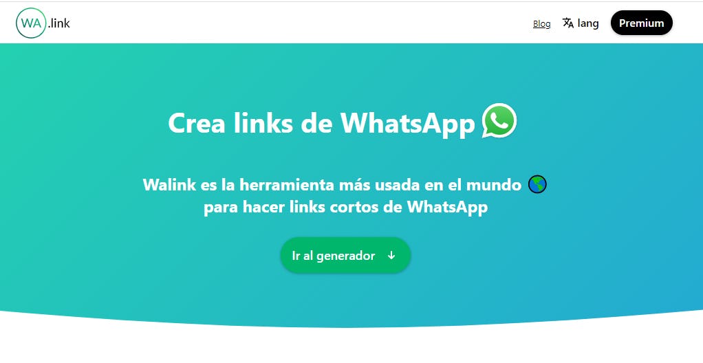 Generador de links de WhatsApp