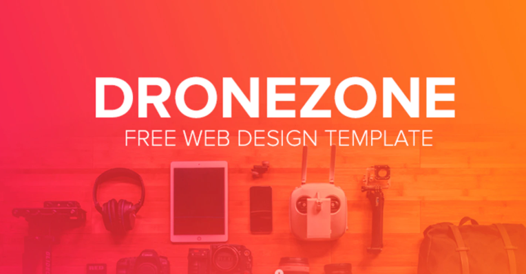 dronezone web template free