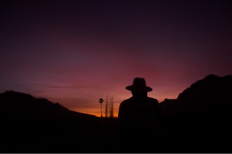 Foto con efecto de contraluz