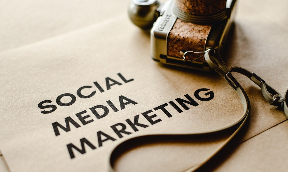 representación del social media marketing