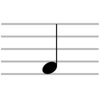 negra partitura piano